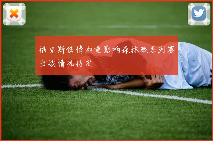 福克斯伤情加重影响森林狼系列赛出战情况待定
